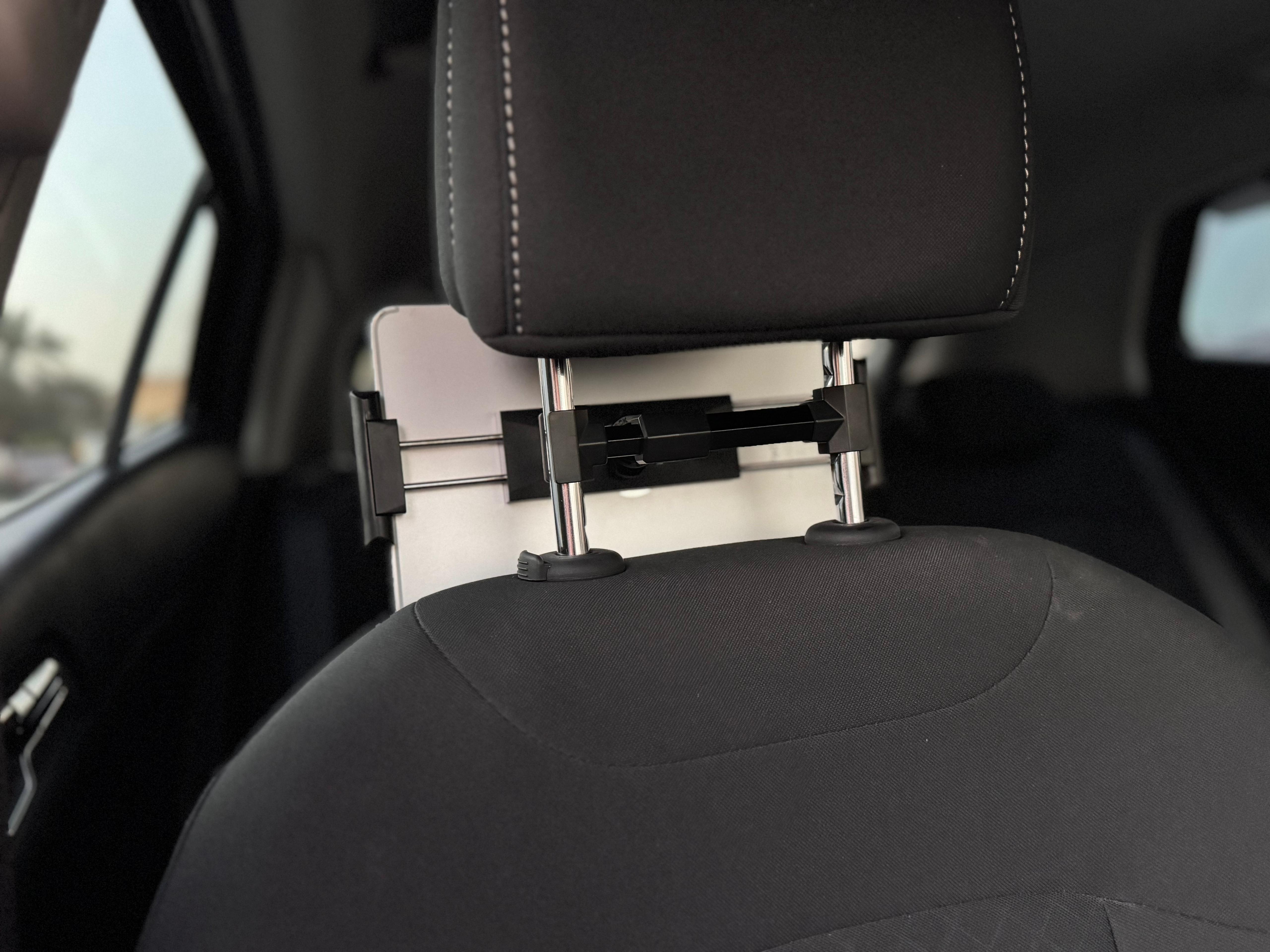 Magdrive Titan حامل تابلت وهاتف لمسند رأس مقعد السيارة من ليزل قابل للدوران 360 درجة Magdrive Titan حامل تابلت وهاتف لمسند رأس مقعد السيارة من ليزل قابل للدوران 360 درجة